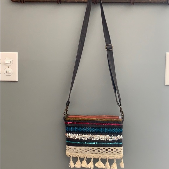 NATURAL LIFE Handbags - Multi texture Fun purse